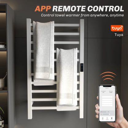 Elektrische Handdoekradiator – Elektrische Handdoekverwarmer – Handdoekdroger – Badkamer Radiator – Designradiator – Roestvrijstalen Materialen – 110 Watt Vermogen