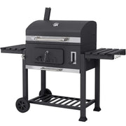 Charcoal BBQ Grill - Charcoal Barbeque - Barbeque - Smoker Barbeque - BBQ - Extra Large BBQ - with Charcoal Drawer and 2 Folding Side Tables