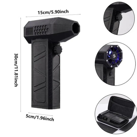 Krachtige Ventilator - Mini Turbo Jet Ventilator - 110,000 Rpm Turbo Ventilator - Hoge Prestaties Borstelloze Motor - QUORE