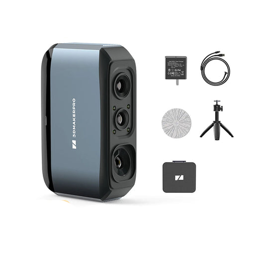 3D Scanner – 3D Scanner Handheld – 3D Scanner Draagbaar – 3D Scanner Markervrij – 3D Scanner Compact – AI Visuele Tracking – 0,03 mm Nauwkeurigheid
