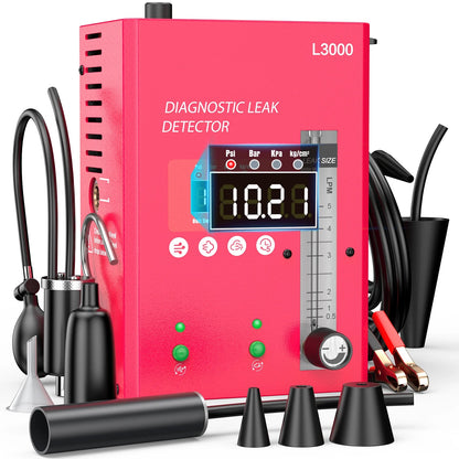 Rookmachine Voor Auto's – Rooktester – Lekdetector – Rookgenerator – Rookapparaat – Digitale Drukmeter – Temperatuurbeveiliging