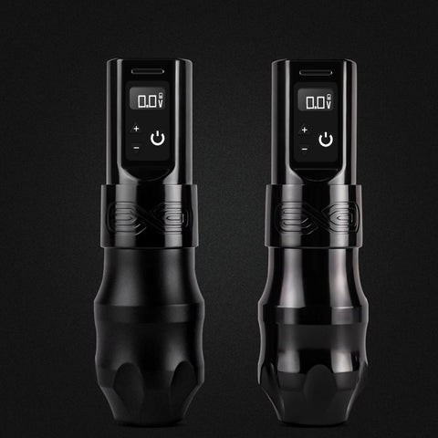 EXO - Tattoo Machine - Tattoo pen - Tattoo Set - Complete set voor beginners & gevorderden - Verstelbare slag 4mm - Tattoo Machine Pen - 10500Rpm - 2100mAh - Zwart