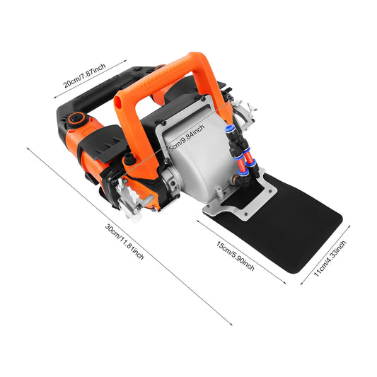 Sponningsmachine – Sleuvenzaag – Muurzaag – Betonzaag – Renovatiezaag – 5200W Motor – Verstelbare Zaagsnede