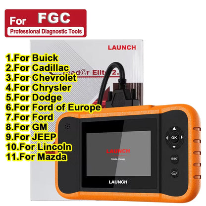 Autodiagnoseapparaat – OBD2 Scanner – Diagnosecomputer – Auto Uitleesapparaat – Motorfoutcode Lezer – Volledige Systeemdiagnose – ECU Codering – Actieve Test