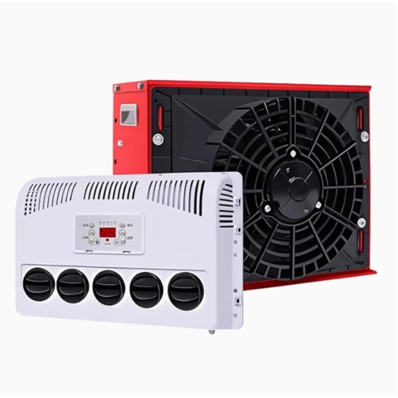 Parkeerluchtkoeler Vrachtwagen – Vrachtwagen Airconditioning – Truck Airco – Cabine Koeler – Truck Koelinstallatie – 12/24V Dual Voltage – Krachtige 2200-2400W Koelcapaciteit