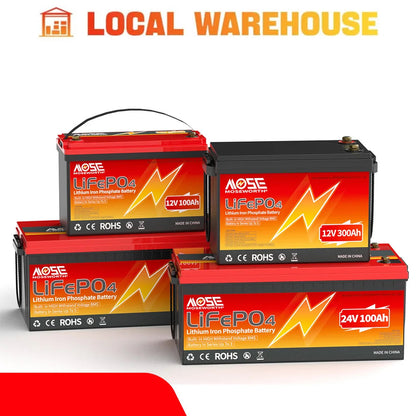 LiFePO4 Accu 12V – Lithium Batterij – Deep Cycle Accu – Bootaccu – Zonnepaneel Accu – 12.8V Capaciteit 168Ah – Ingebouwde BMS & Lange Levensduur