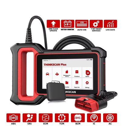OBD2 Diagnosetool – Auto Scanner – Foutcode Lezer – Diagnose Scanner – ABS Airbag Reset – 5-Inch Touchscreen – USB Type-C