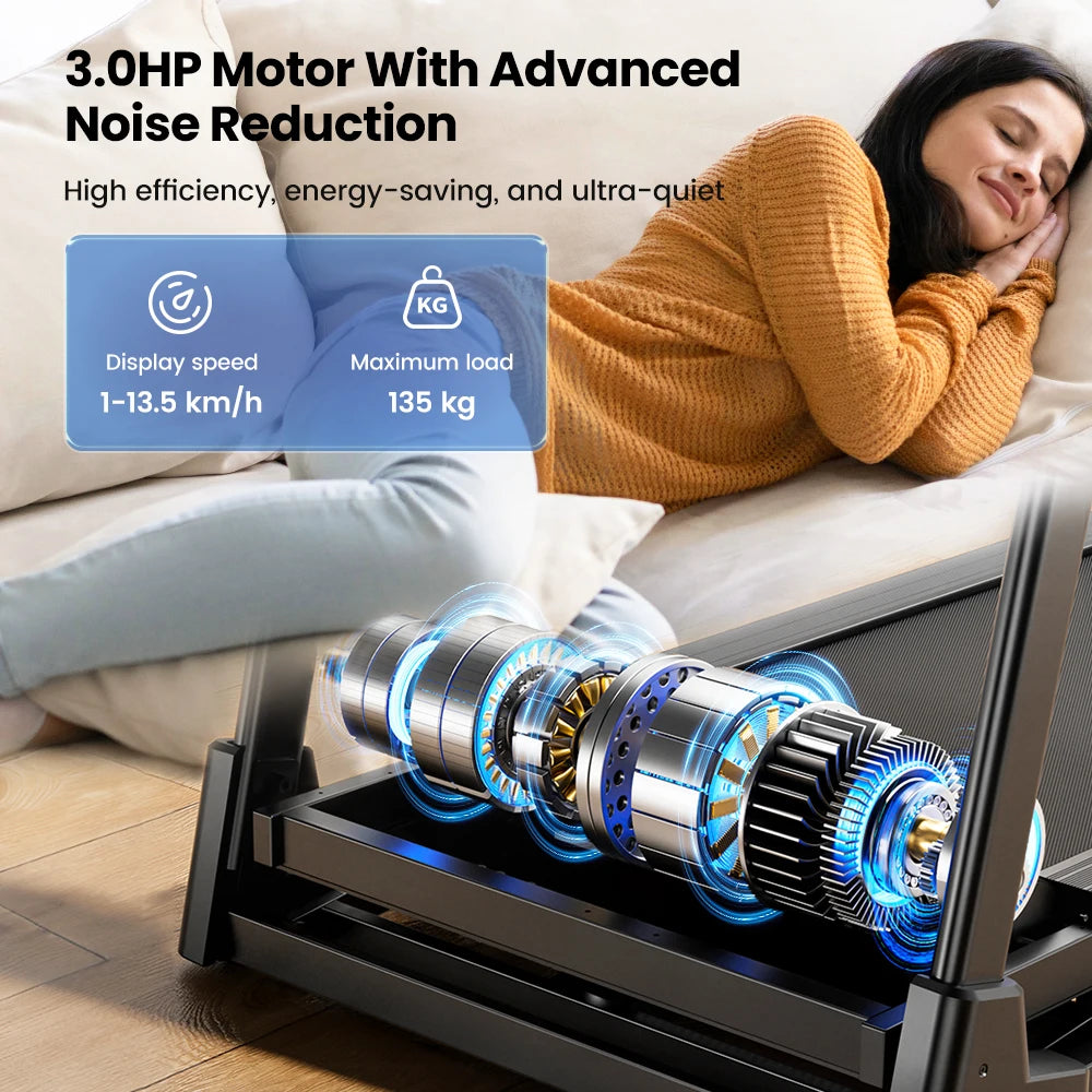 Loopband – Fitnessapparaat – Hardloopmachine – Treadmill – Wandelband – 3.0HP Motor – Inklapbaar Design