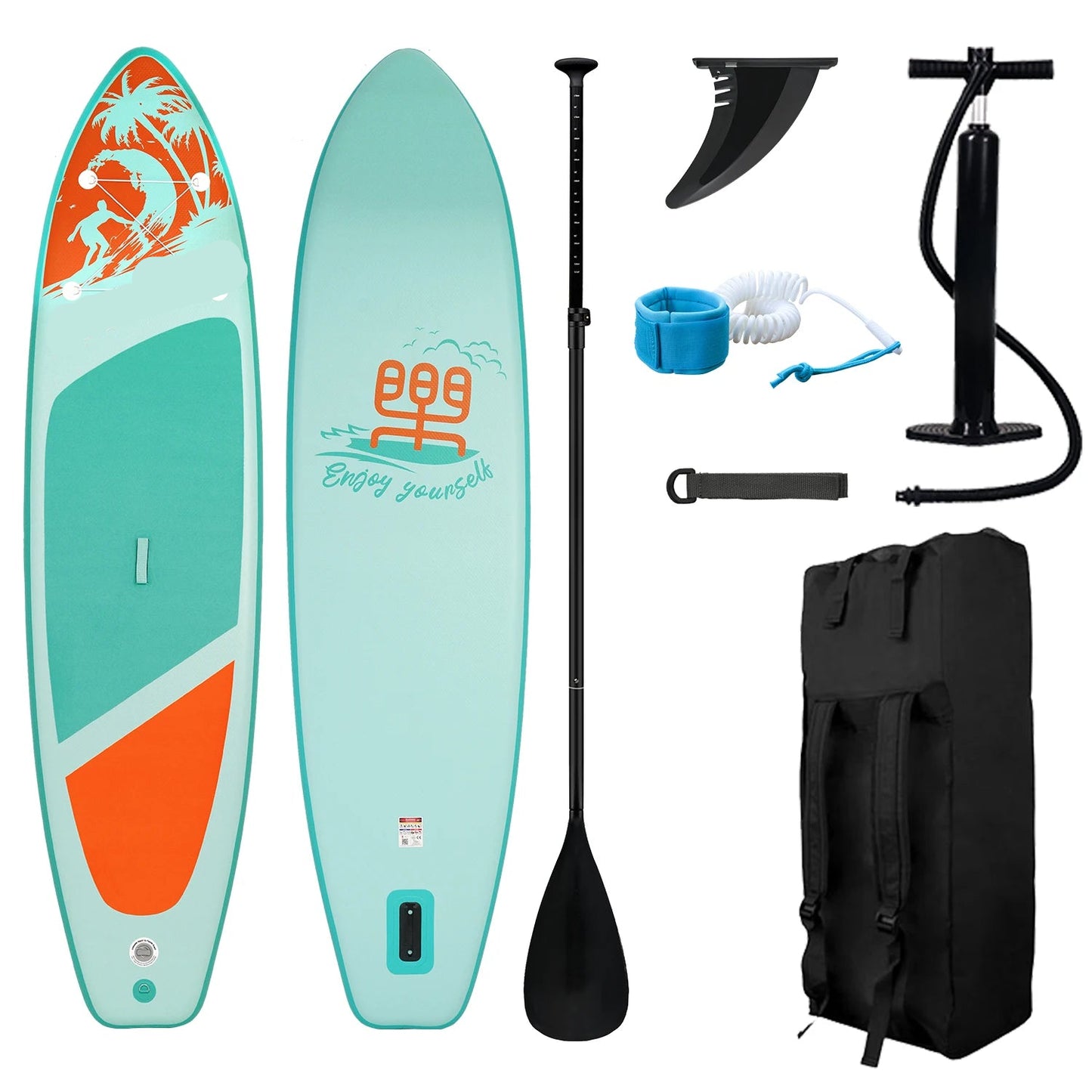 Supboard - Sup - Kajak - Paddle Board - Kayak - 350x87x15CM - Opblaasbaar Stand-Up Sup Board - Ultra-Licht & Draagbaar – Maximale Draagkracht 160KG - Groen