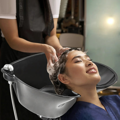 Draagbare Wasbak – Shampoo Wasbak – Mobiele Wasbak – Verstelbare Wasbak – Dubbele Emmers – Elektrische Pomp