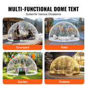Tent - Verlichtingskoepel voor in de tuin - Koepelhuis voor in de tuin - Koepeltent van 9,5FT - Waterdicht - Tuingloo - Buitenkoepel - Kampeerhuis voor Patio-Dineren/Party
