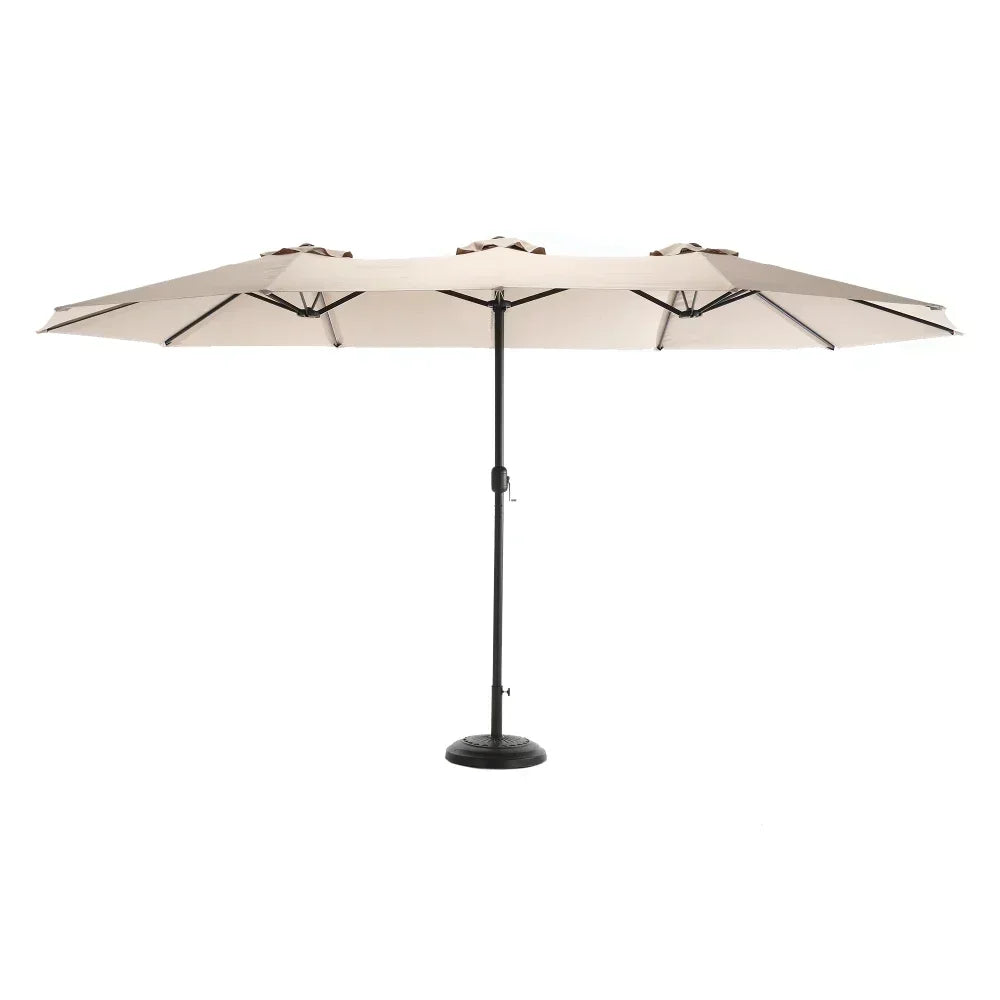 Parasol – Dubbele Parasol – Grote Parasol – Rechthoekige Parasol – Extra Groot – Stalen Frame – 100% Polyester Doek