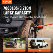 Vevor - High Lift Agricultural Jack - Garage Jack - Jack - Max 7000lbs- Max 60in Height - Extended - for Tractor Truck