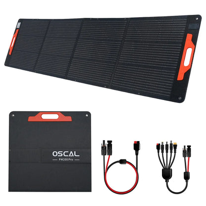 Draagbaar Zonnepaneel – Opvouwbaar – Solar Panel – Mobiel – Outdoor – 200W Vermogen – Waterdicht IP67