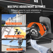 Elektrische Verfspuit - Airless Verfspuit - Professionele Poedercoater - Verfspuiten voor het interieur van uw huis - High Pressure Surface - 950W - 3000PSI - Zwart