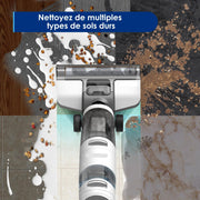 Cordless Stick Vacuum Cleaner - Stick Vacuum Cleaner - Vacuum Cleaner - Cordless Stick Vacuum Cleaner - Powerful Suction - Wet-dry Vacuum Cleaner - LCD - 18V - Li-ion Battery - White