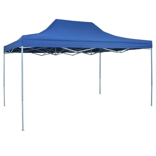 Partytent - Paviljoen - Tent - Easy Up Partytent - Opvouwbare Partytenten - Tuinpaviljoen - 3x4 m -Receptietent - Geschikt voor Familiecamping & Tuinactiviteiten - Blauw