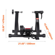 Fietstrainer - Bike Trainer Stand - Hometrainer - Indoor Bike Trainer - High Performance Rolling Bench Bike - Magnetische Motor Met - Fluid Stationaire Bike Stand - Fluid Vliegwiel Draagbare Fietsenstandaard
