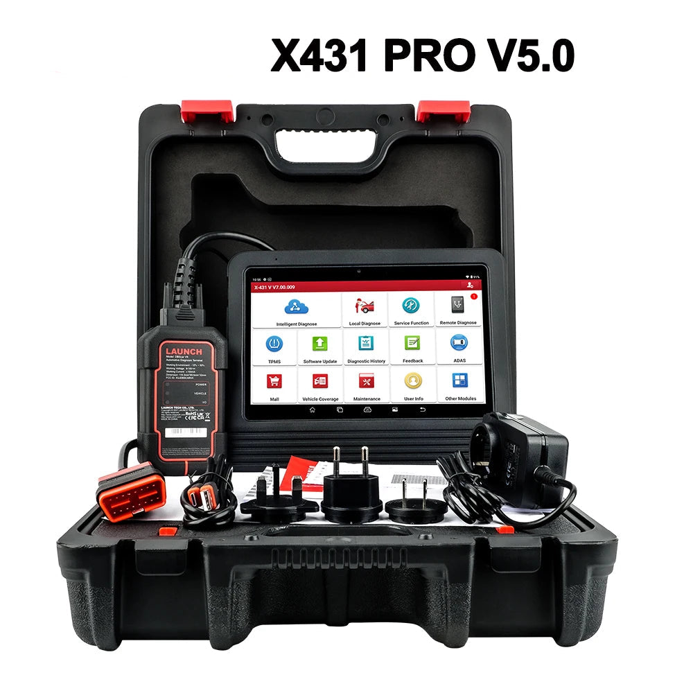 Auto Diagnosetool – OBD2 Scanner – Auto Scanner – Diagnoseapparaat – Auto Interface – 8-Inch Touchscreen – CAN FD & DoIP Protocols – EU Versie Zonder OBDI Adapter