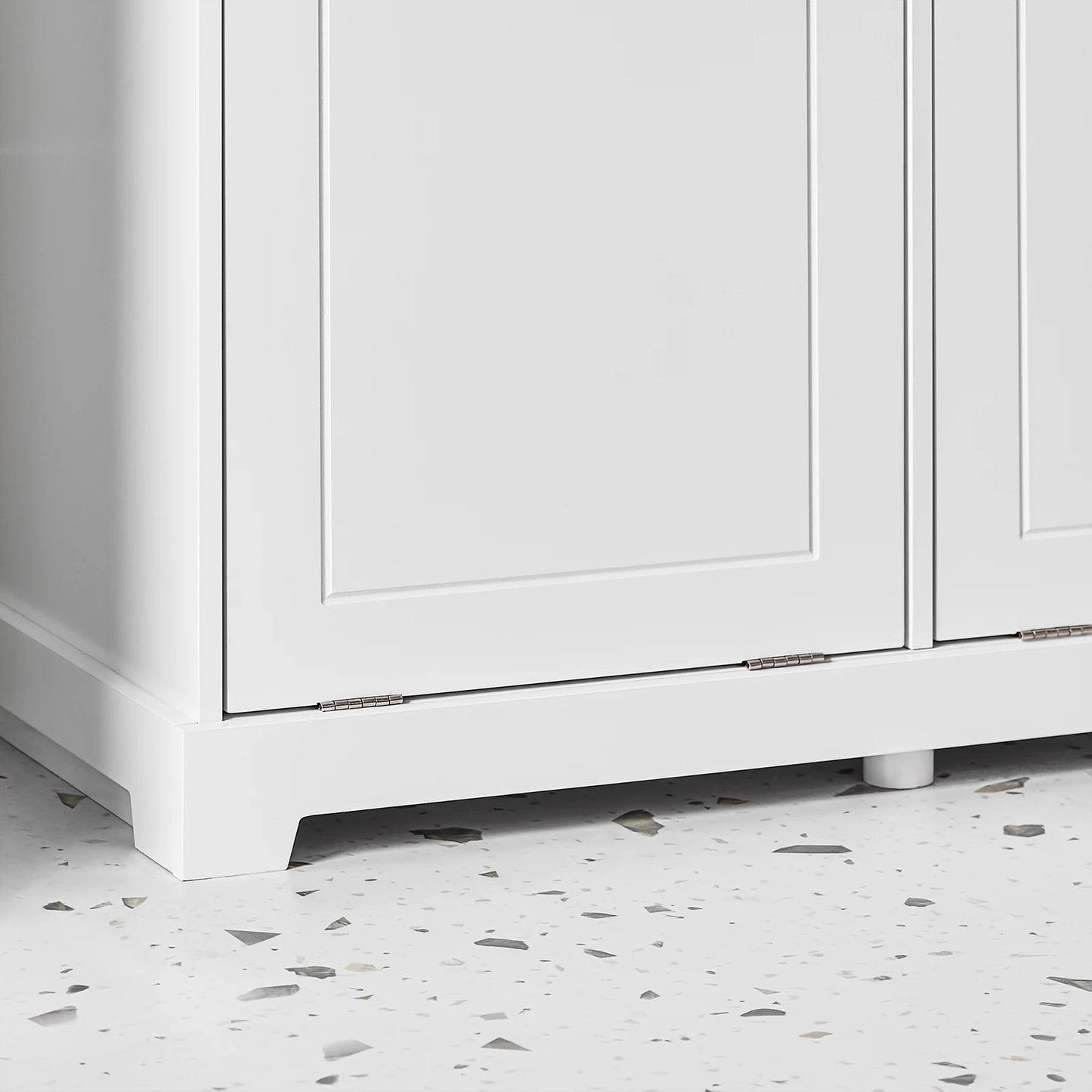 Waskast – Badhangkast – Badhangkastje – Badkamerkast – Wasmandenkast – Wit – Compact en Ruimtebesparend – Vochtbestendig MDF - QUORE