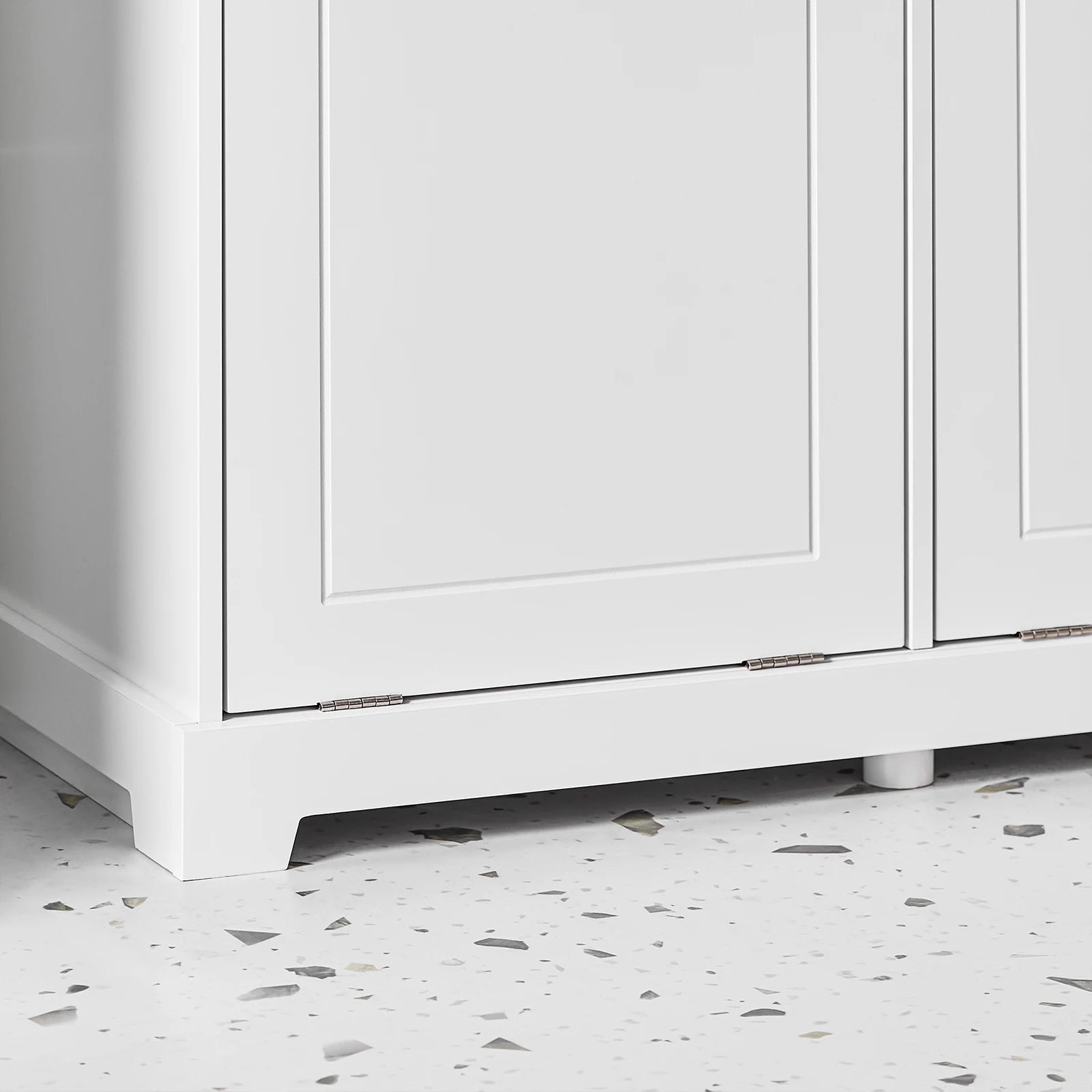Waskast – Badhangkast – Badhangkastje – Badkamerkast – Wasmandenkast – Wit – Compact en Ruimtebesparend – Vochtbestendig MDF - QUORE