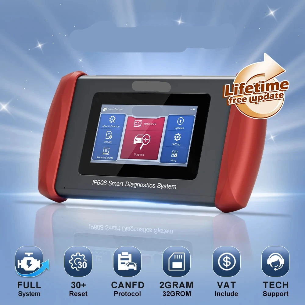 OBD2 Autodiagnose Scanner – Auto Diagnose Tool – Foutcode Uitlezer – Diagnostische Scanner – 5-Inch Touchscreen – Wifi Updates