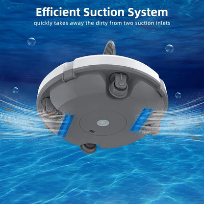 Robotstofzuiger Zwembad – Zwembadrobot – Zwembadreiniger – Pool Cleaner – Zwembadstofzuiger – Draadloos Met 5200mAh Batterij – Krachtige 28W Zuigkracht
