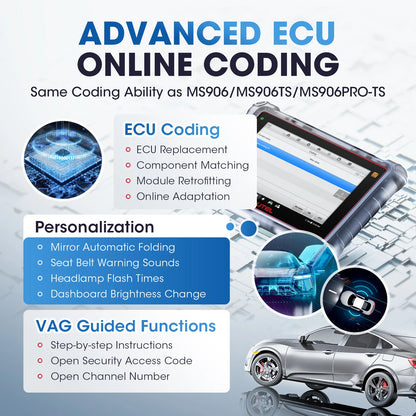 OBD2 Scanner – Diagnosecomputer – Auto Uitlezer – Foutcode Lezer – Uitleesapparaat – Bi-directionele Controle – Ondersteuning FCA SGW & CAN FD