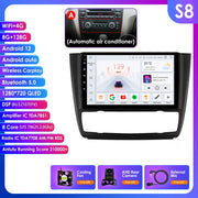 CarPlay - Multimedia Autoradio - Car CarPlay Scherm - Autoradio - 9" - Autoradio Android - voor BMW 1 Serie E81 E82 E87 E88 AT MT - Navigatie - GPS - 2Din - Stereo DSP - S8 (Type Auto)AHD2 - 8G - 128G