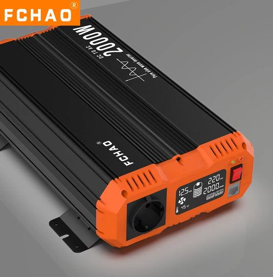 Zonne-omvormer – Solar Omvormer – Hybride Omvormer – MPPT Laadregelaar – Zuivere Sinusgolf – 4.2 kW Vermogen – Wifi Monitoring – 24V Systeem - QUORE