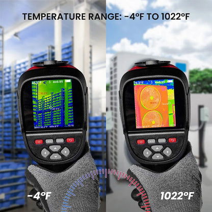 Warmtebeeldcamera – Thermische Camera – Infraroodcamera – Warmtemeter – Temperatuurmeter – 256x192 Resolutie – Temperatuurbereik -20°C Tot 550°C