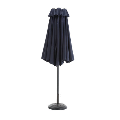 Terrasparasol – Parasol – Buitenparasol – Zonnescherm – Schaduwparasol – 4,5 Meter Breed – 12 Stalen Baleinen