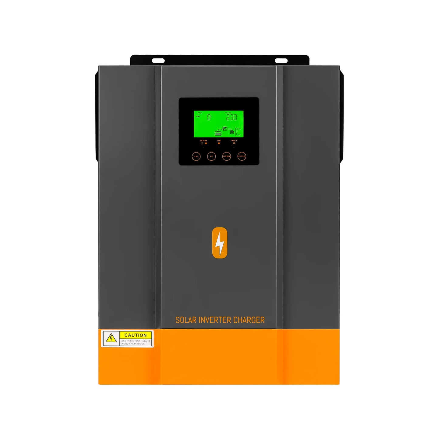 Hybride Zonne-omvormer – Zonne-Converter – Accu-Omvormer – Off-Grid Inverter – 2000W Vermogen – MPPT Zonnelader – Zuivere Sinusuitgang