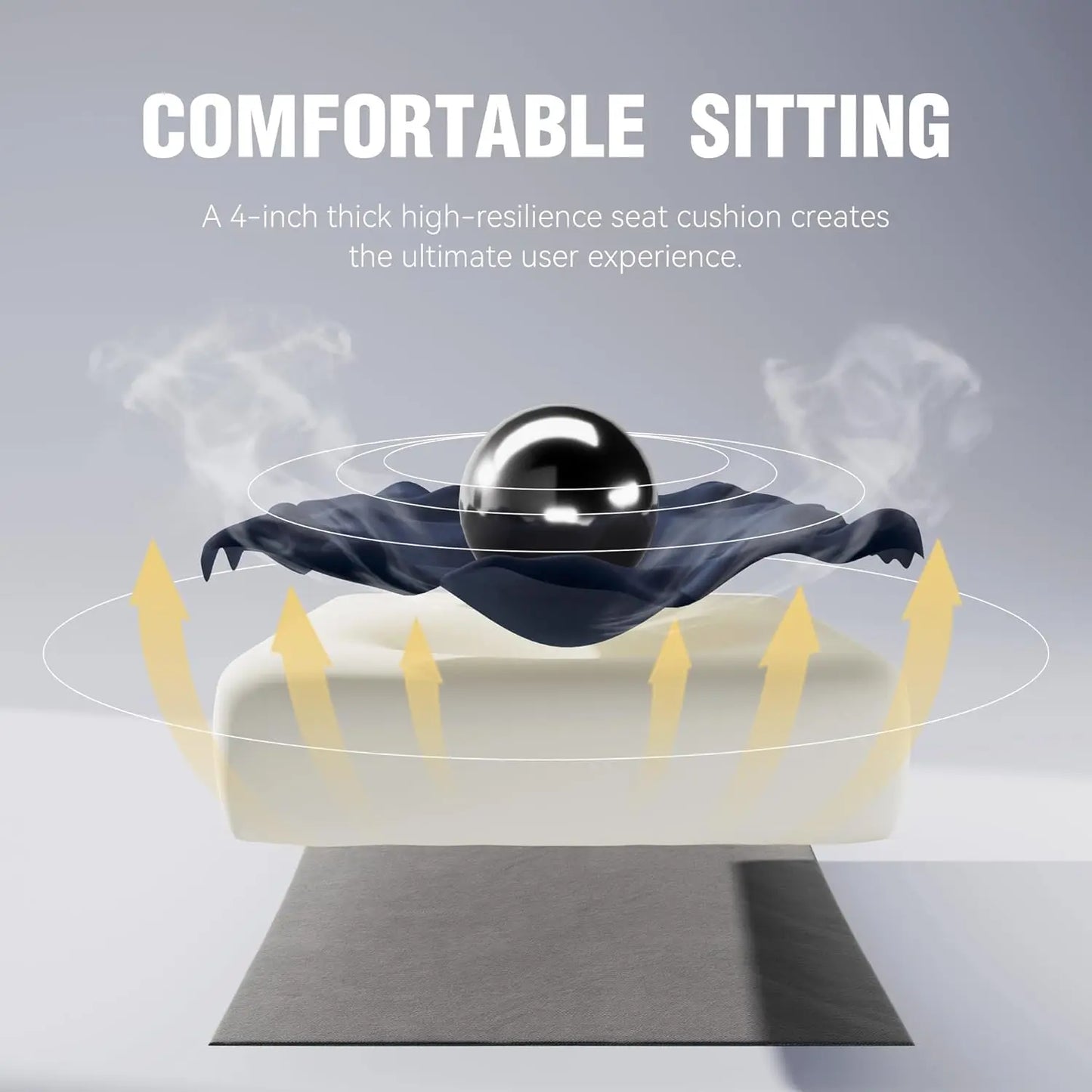 Gaming Stoel - Ergonomische Bureaustoel - Stoelen - Bureaustoelen - met Massage Lendensteun -Uitschuifbare Voetsteun - Suède Stof - Verstelbare Rugleuning - Comfortabele Armleuningen - Zwart