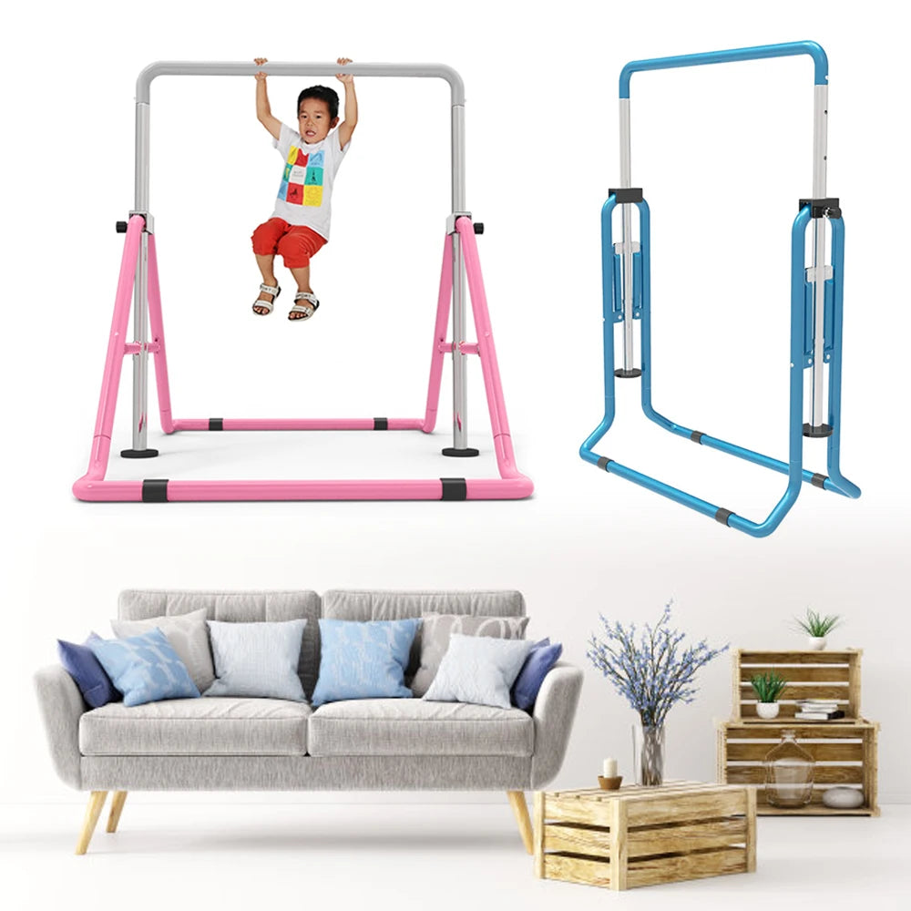 Gymnastics Bar Youth And Children Training Gymnasium Family Adjustable Level High Pole - QUORE