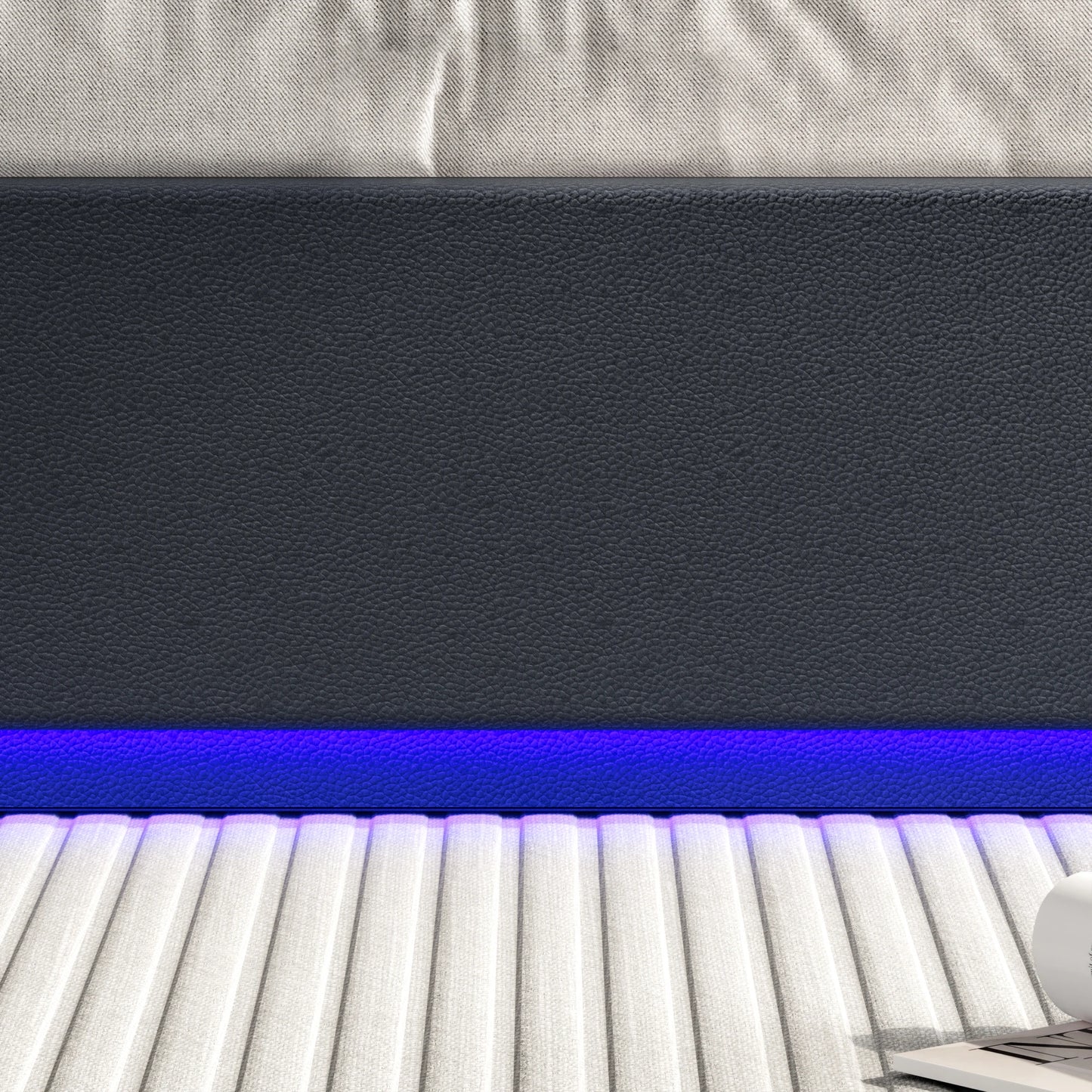 Tweepersoonsbed – Bed – Slaapbed – Opbergbed – Modern Bed – Hydraulische Opbergruimte – RGB-LED Sfeerverlichting