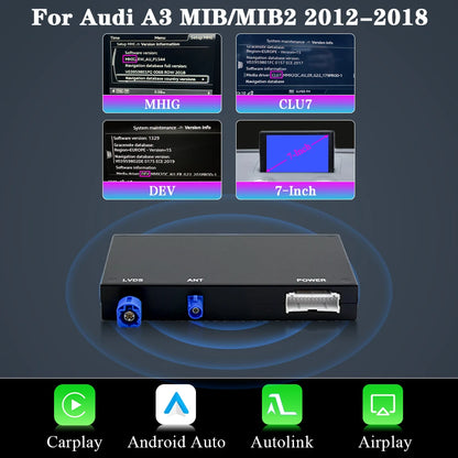 Draadloze CarPlay Adapter – Wireless Android Auto Converter – CarPlay Module – Auto Infotainment Upgrade – Audi A3 MIB MIB2 2012-2018 – Wifi Verbinding – Eenvoudige Plug & Play Installatie