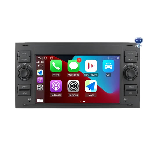Auto Multimedia Speler - Voor Ford Focus 2007 - 1GB16GB - Carplay Scherm - Navigatiesysteem Auto - Multimedia Autoradio - Zwart - QUORE