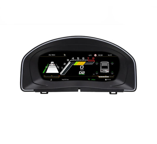 12.3'' LCD Digitaal Dashboard – Digitaal Meterpaneel – Auto Display – Instrumentenpaneel – Cockpit Display – Plug-and-Play Installatie – HD IPS Scherm