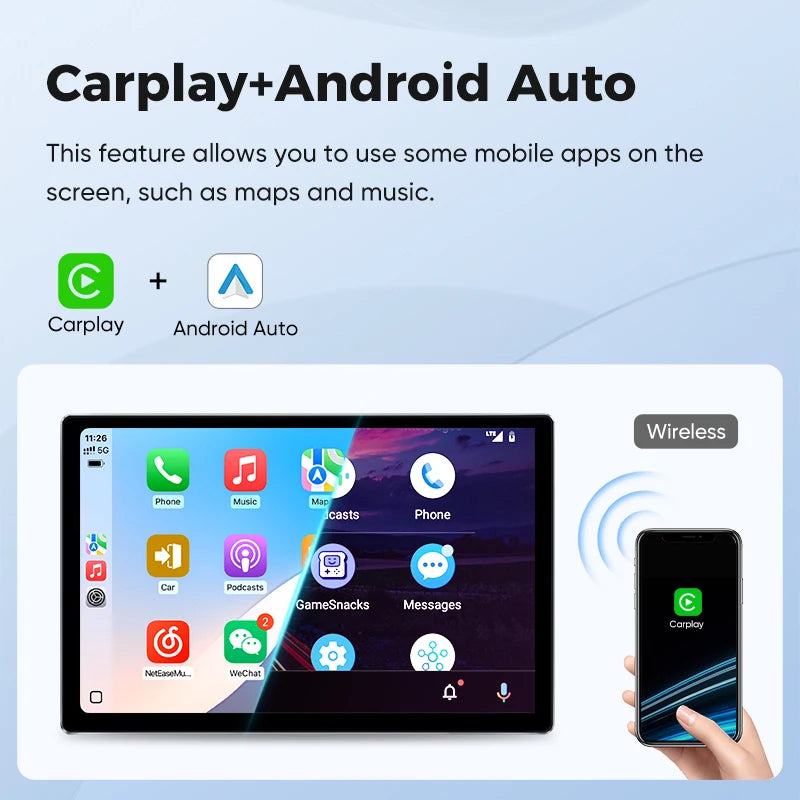 Ainavi 13.1 Car Radio For Toyota RAV4 2020 2021 2023 2024 RAV 4 XA50 Wireless Carplay Android Auto 4G Car Multimedia Player DSP - QUORE