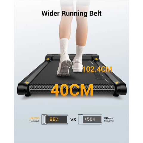 Loopband - Loopbanden - Wandelband - Walking Pad - Treadmill - Max snelheid 1-6KM/h - Afstandsbediening - Loopoppervlak 102.4*40cm - Max belasting 120kg