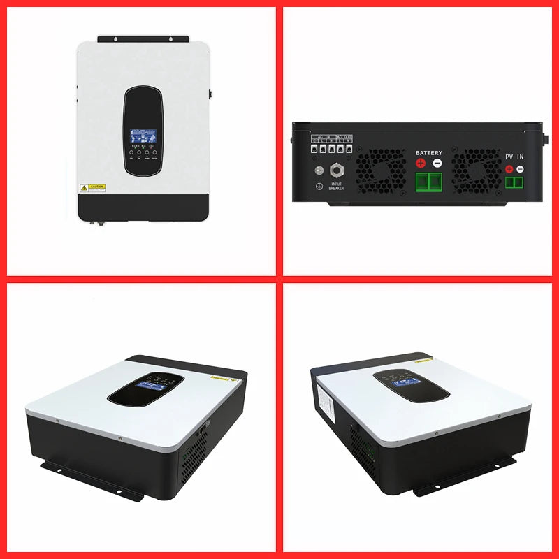 Zonne-omvormer – Hybride Omvormer – Solar Inverter – MPPT Laadregelaar – Zuivere Sinusgolf – 4200W Vermogen – Combineerbox Met Beveiliging - QUORE