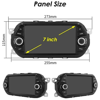 7 inch Android Autoradio – Multimedia Speler – Navigatie – CarPlay – Bluetooth 5.0 – 8-Core Processor – 4G Connectiviteit - QUORE