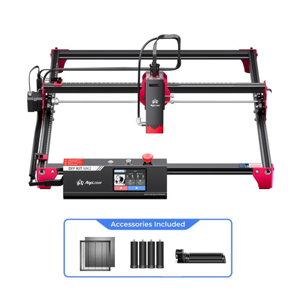 AlgoLaser 10W Laser Engraver with Rotary Roller Riasers Desktop Laser Engraving Machine for Beginners Metal Tumblers Logo Gift - QUORE