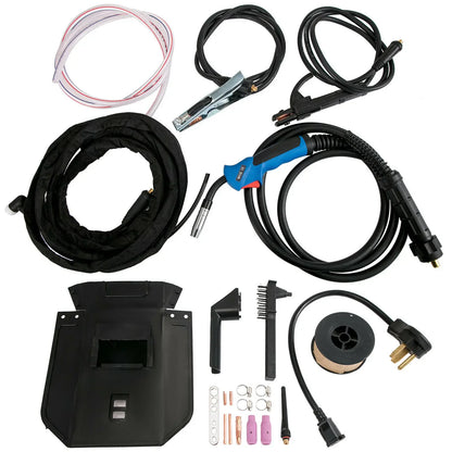 3-in-1 Lasmachine – Inverter Lasapparaat – MIG MMA TIG – Verstelbare Stroomsterkte 50-270A – Compact Draagbaar – IGBT Technologie - Blauw
