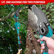 Elektrische Kettingzaag - Accu Kettingzaag - 3 in 1 Pruner- 3500W - 18V - Tuinboom snoeigereedschap - 6 Inch - Zonder batterij - QUORE