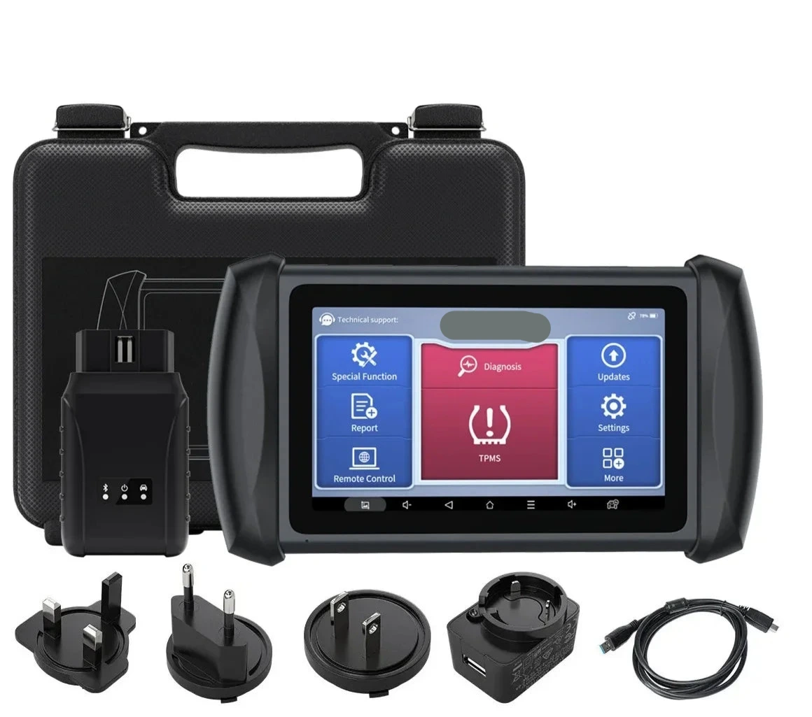 TPMS- En Auto Diagnosetool – Bandenspanningsmeter – Sensor Programmeerder – Foutcode Scanner – ECU-Codering – Bluetooth – 140+ Automerken