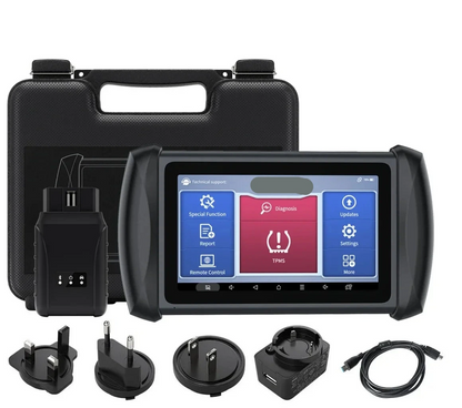 TPMS- En Auto Diagnosetool – Bandenspanningsmeter – Sensor Programmeerder – Foutcode Scanner – ECU-Codering – Bluetooth – 140+ Automerken