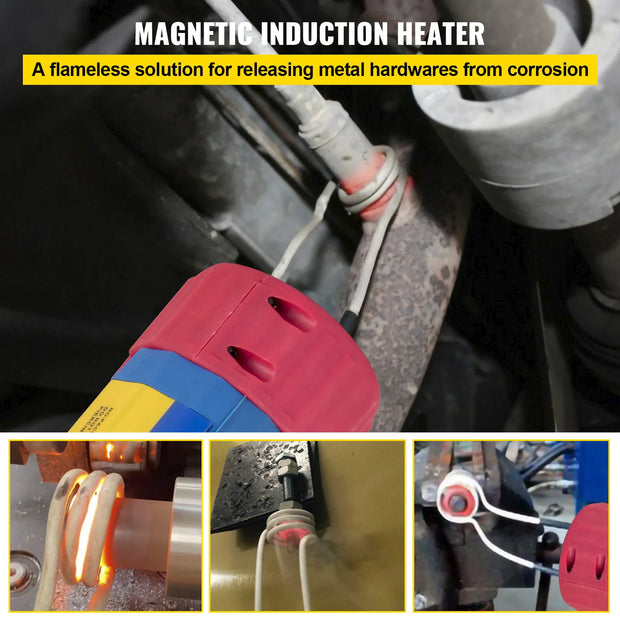 Vevor - Magnetic Induction Heater - Heating - Electric Heating - 10 Coils - 220V - 1000W - 86KPa~100KPa - Induction Heater Kit