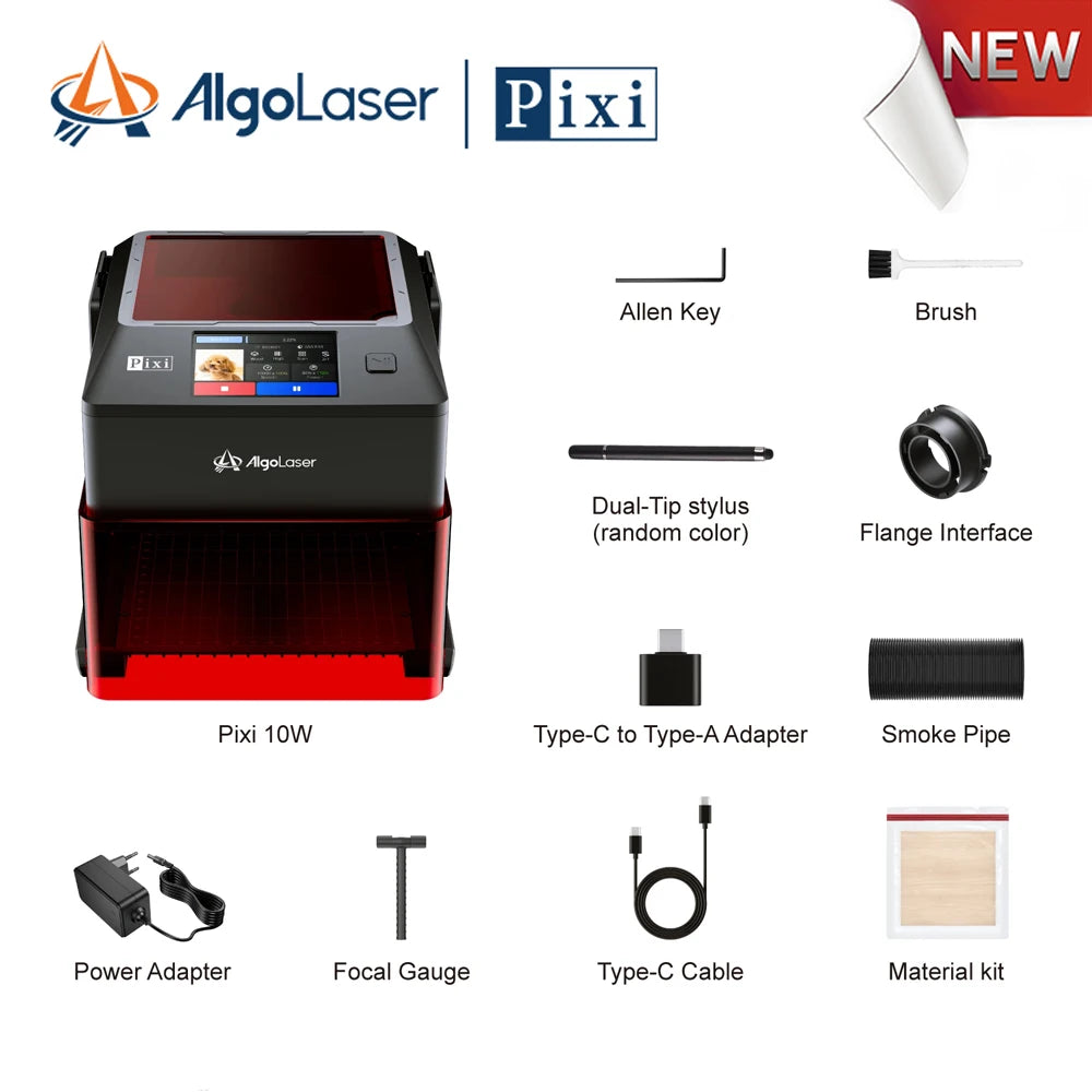 Draagbare Lasergraveermachine – Laser Cutter – Lasergraveur – CNC Graveermachine – Laser Etser – Compact & Draagbaar – 3W Blauwe Diode Laser - QUORE